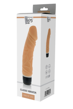 Вібромасажер purrfect silicone classic 6.5 inch, flesh