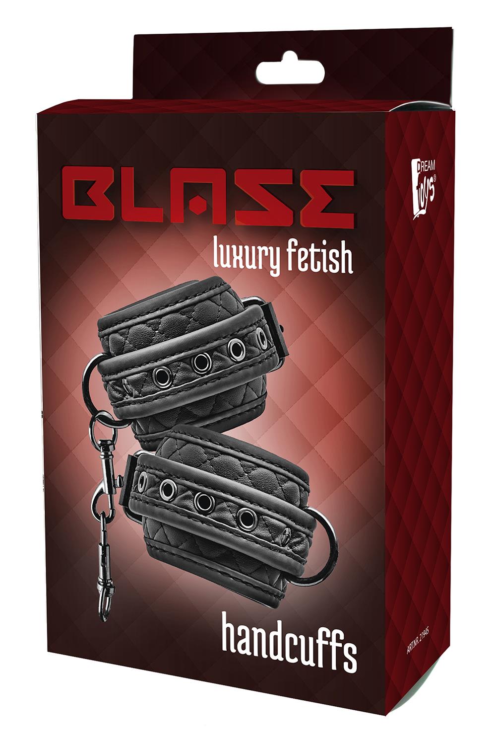 Наручники dream toys blaze handcuff diamond black - Зображення 2