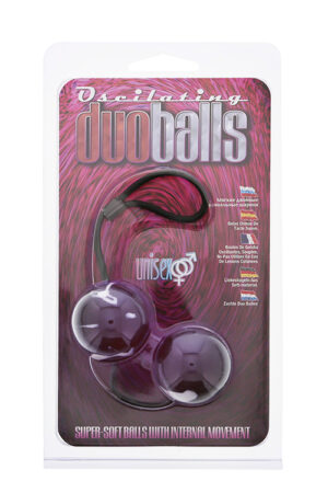 Вагінальні кульки marbelized duo balls, purple