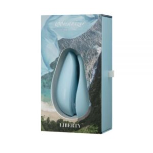 Безконтактний стимулятор клітора womanizer liberty powder blue