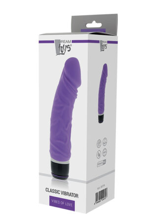 Вібромасажер purrfect silicone classic 6.5 inch, purple