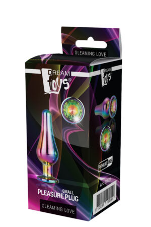 Dt21820 анальна пробка конічної форми dream toys gleaming love coloured pleasure plug s