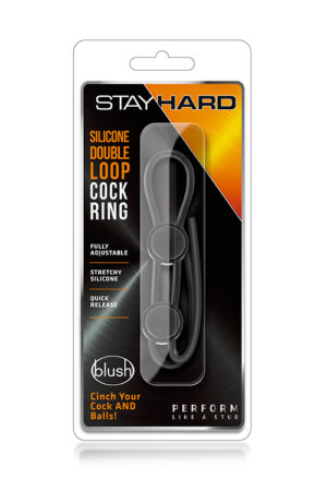 T331085 регульоване ерекційне кільце stay hard double loop black