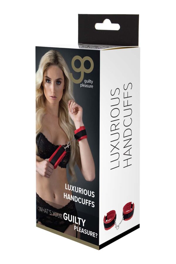 Наручники gp luxurious handcuffs red - Зображення 2
