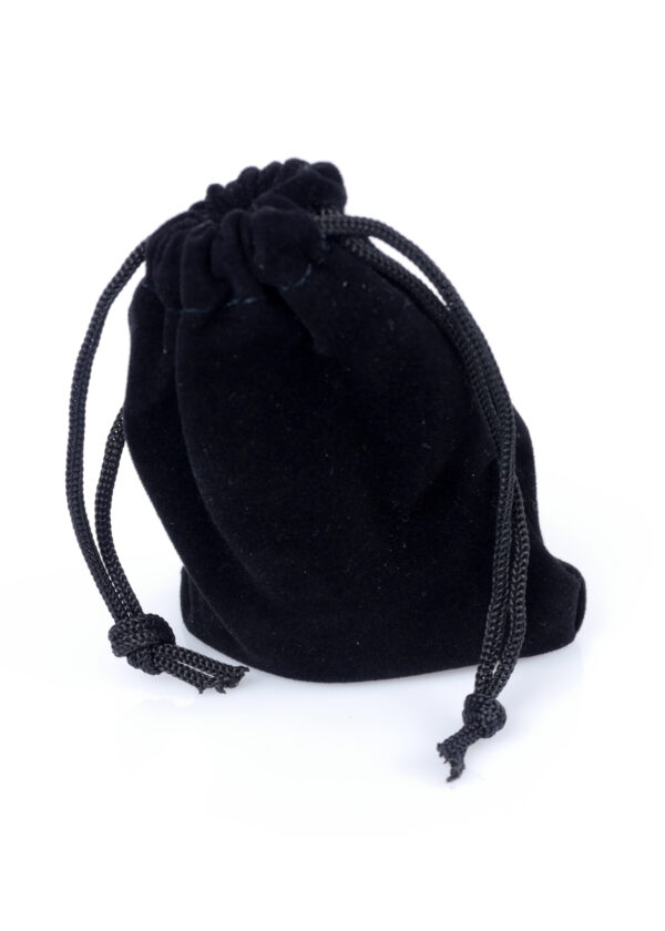 Анальна пробка чорна з каменем plug-jewellery black silicon plug medium-pink diamond - Зображення 7