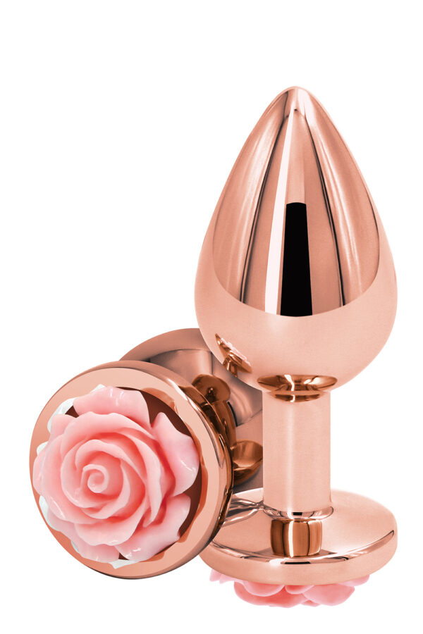 Анальна пробка ns novelties rear assets rose medium pink