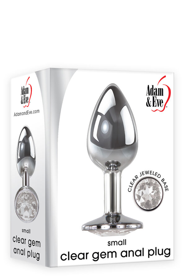 Анальна пробка із каменем a&e clear gem anal plug small - Зображення 2