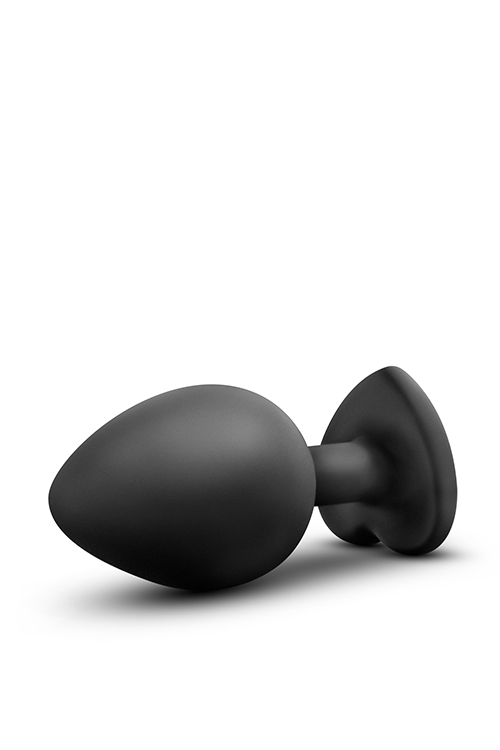 Анальна пробка з каменем blushtemptasia bling plug medium black - Зображення 3