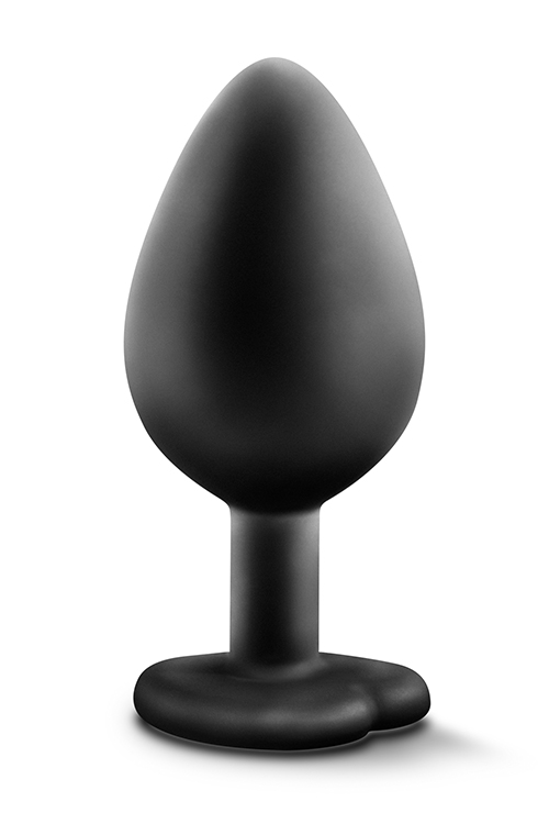 Анальна пробка з каменем blushtemptasia bling plug medium black - Зображення 2