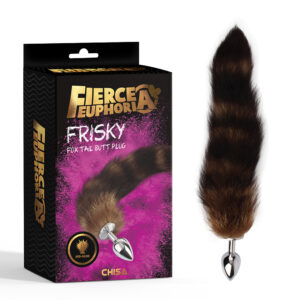 Анальна пробка chisa fierce euphoria fox tail butt з лисячим хвостом