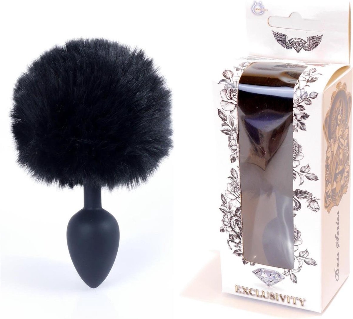 Анальна пробка з хвостом зайчика jewellery - Зображення 2