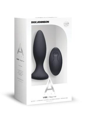 Анальна пробка з вібрацією на пульті керування vibe beginner vibrating butt plug