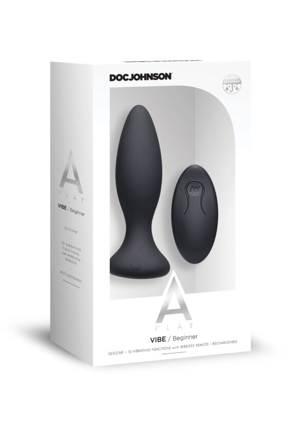 Анальна пробка з вібрацією на пульті керування vibe beginner vibrating butt plug - Зображення 2