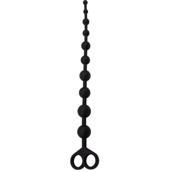 Анальний ланцюжок chisa black mont silicone чорний - Зображення 2