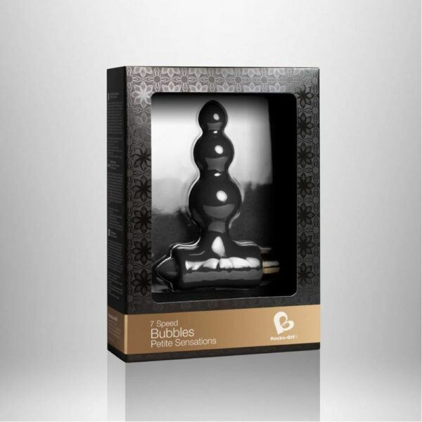 Анальний ланцюжок rocks-off-petite sensations bubbles black - Зображення 4