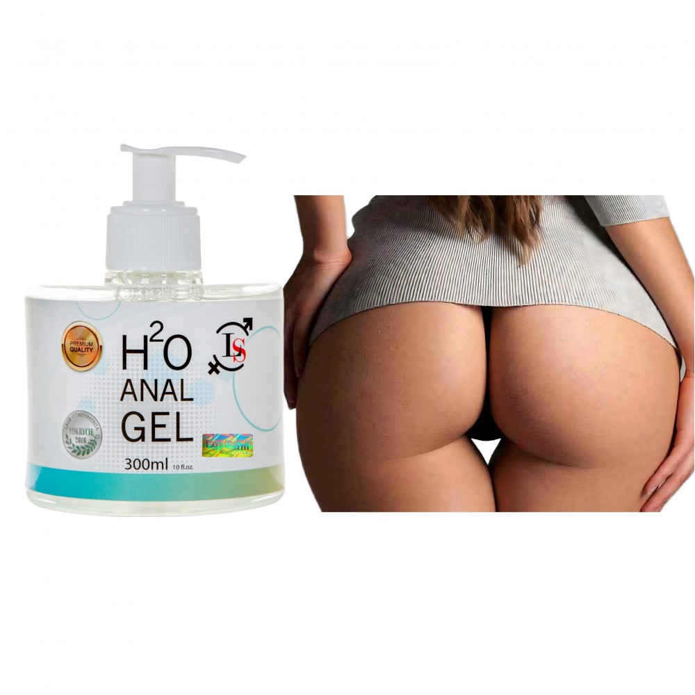 Анальний гель h2o 300 мл на водній основі anal gel 300ml - Зображення 2