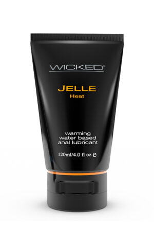 Анальний лубрикант на водній основі wicked jelle heat anal lubricant 120ml