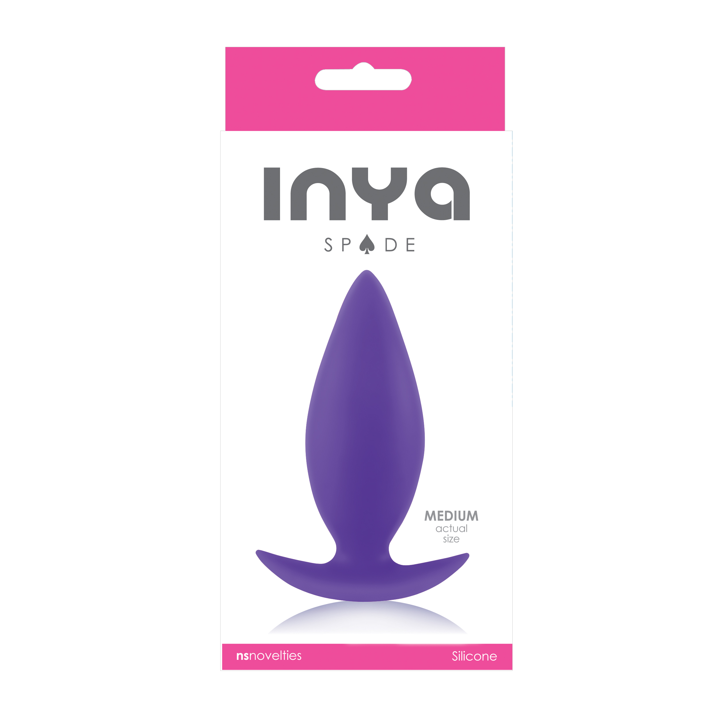 Анальний плаг ns novelties inya spades medium purple - Зображення 2