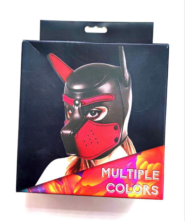 Бдсм маска собаки bondage puppy hood luv blue - Зображення 3