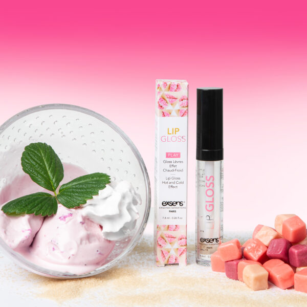 Блиск для оральних ласок exsens lip gloss strawberry 7,4ml
