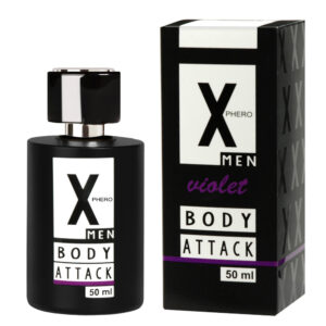 Духи з феромонами aurora body attck men violen x-phero 50ml