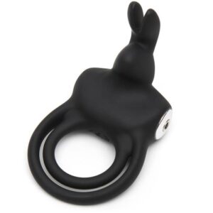 Подвійне ерекційне кільце з вібрацією happy rabbit stimulating rechargeable rabbi