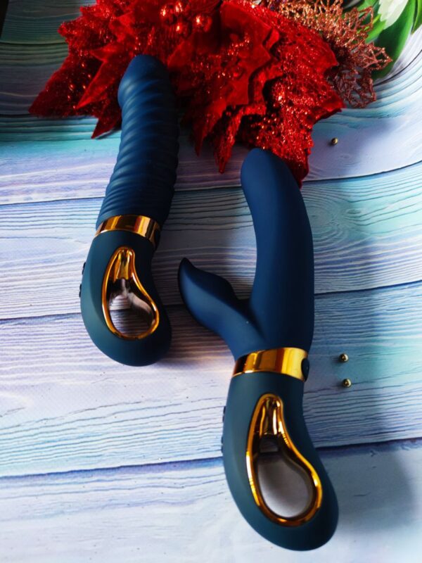 Подвійний вібратор з функцією нагріву dream toys goddess collection atropos - Зображення 4