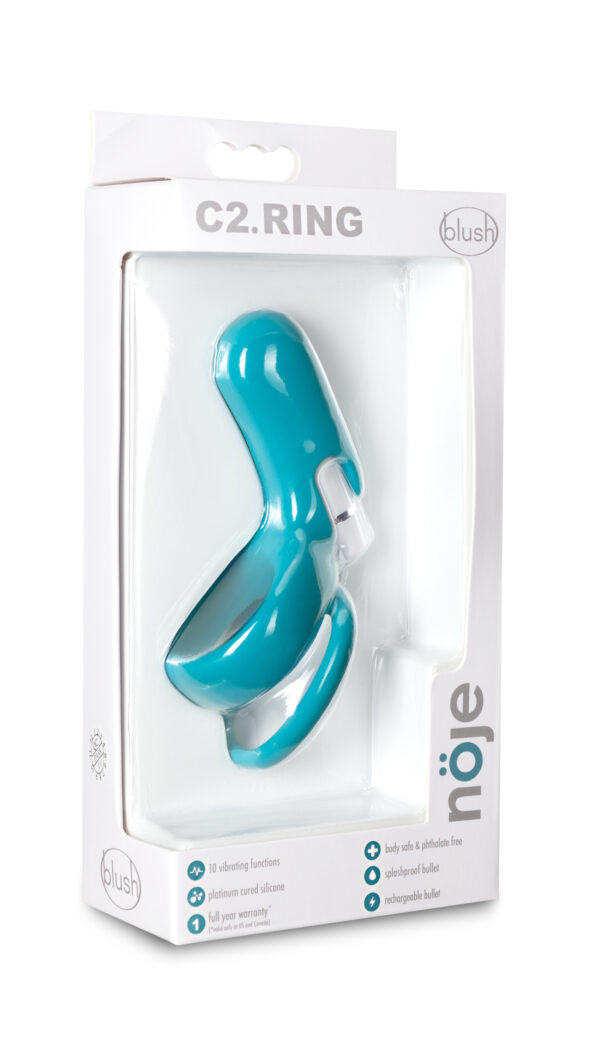 T331539 ерекційне кільце зі знімною потужною вібропулею blush noje c2. juniper - Зображення 8