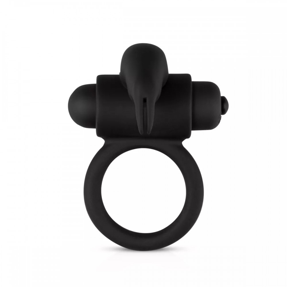 Ерекційне кільце з вібрацією easy toys bunny vibe ring black