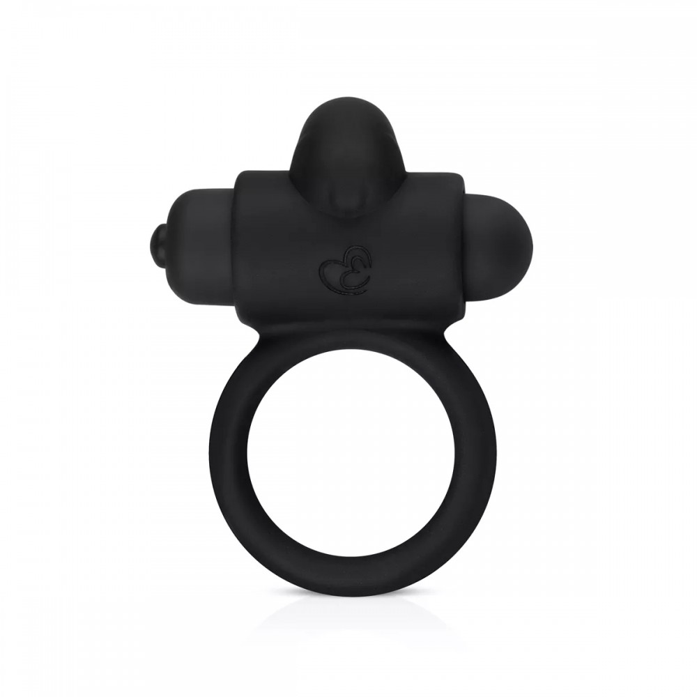 Ерекційне кільце з вібрацією easy toys bunny vibe ring black - Зображення 5