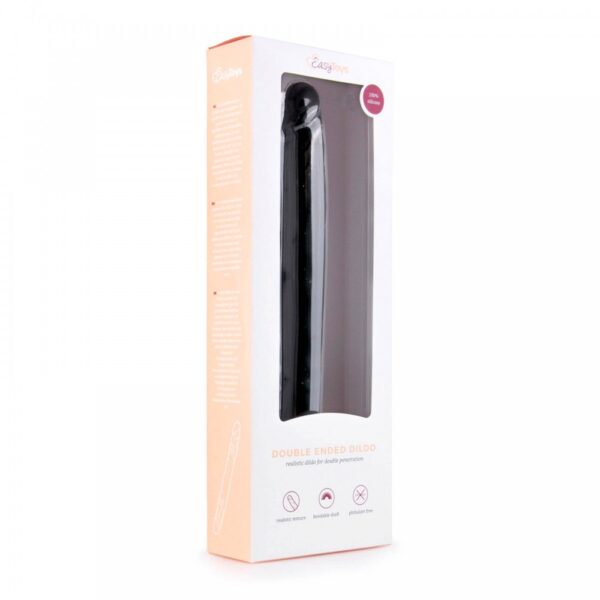 Фалоімітатор easytoys silicone double end dildo - Зображення 3