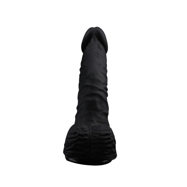 Фалоімітатор з мошонкою на присоску chisa nl politician 7.7 black - Зображення 3