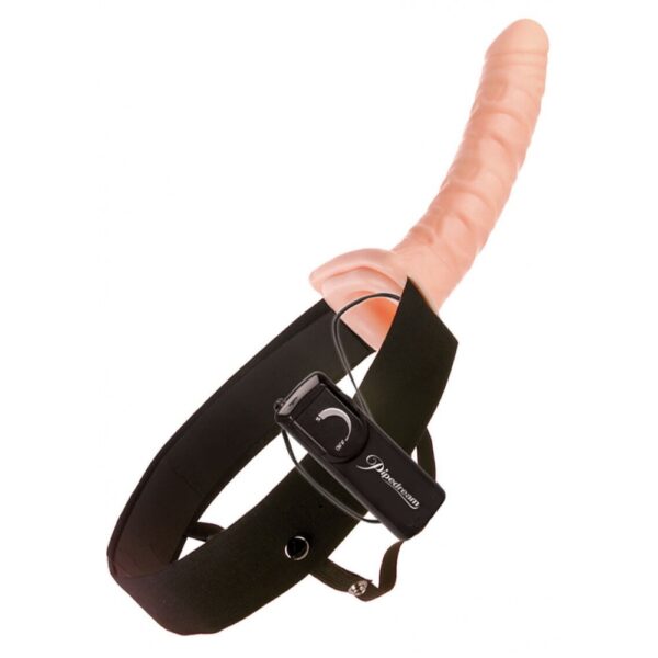 Фаллопротез реалістичний з вібрацією pipedream 10 vibrating hol - Зображення 5