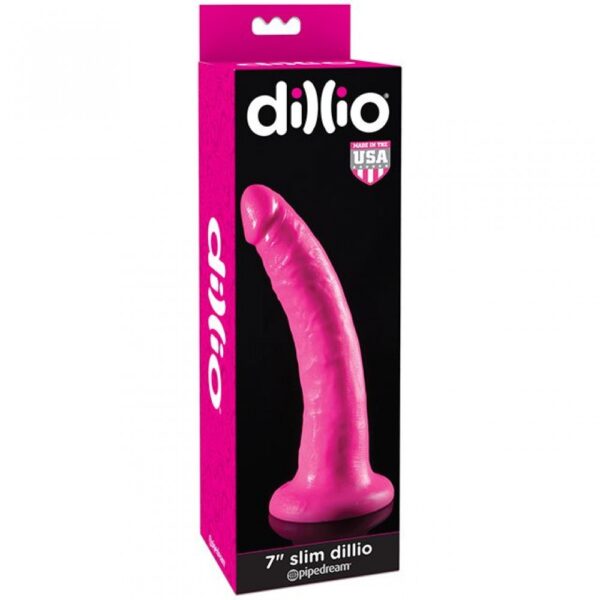 Фалоімітатор на присосці pipedream 7 dillio slim - Зображення 3
