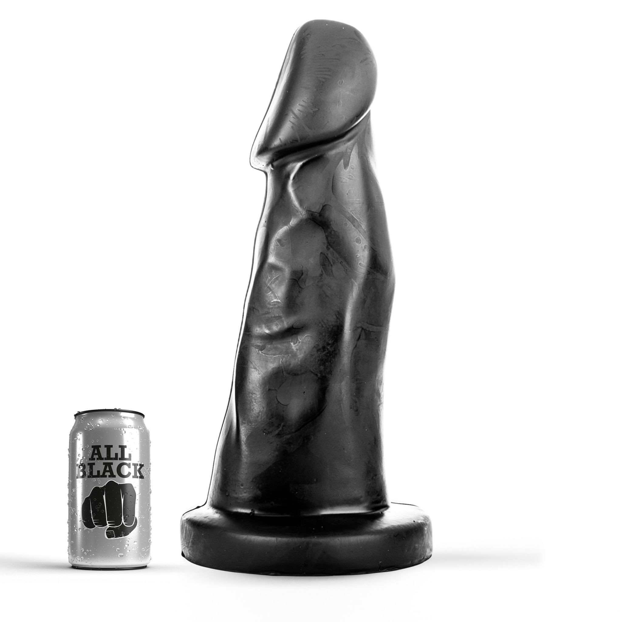 Фалоімітатор реалістичний all black ab38 dildo чорний, 29 см - Зображення 3