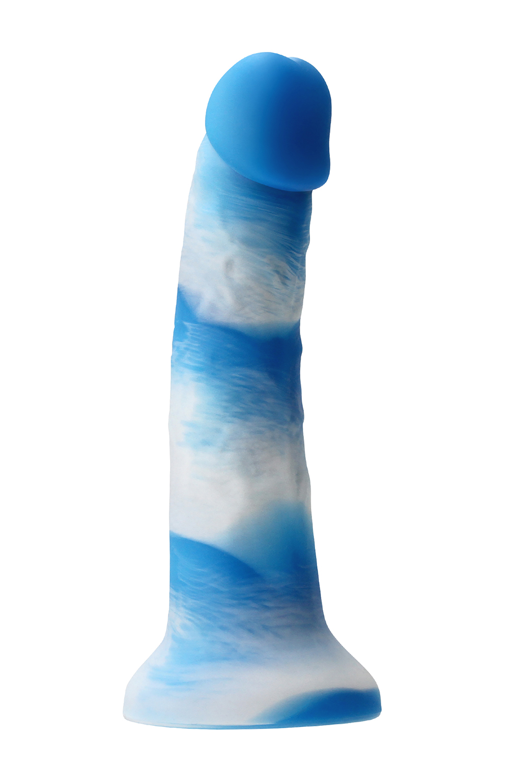Фалоімітатор силікон ns novelties colours pleasures yum 6" dildo blue