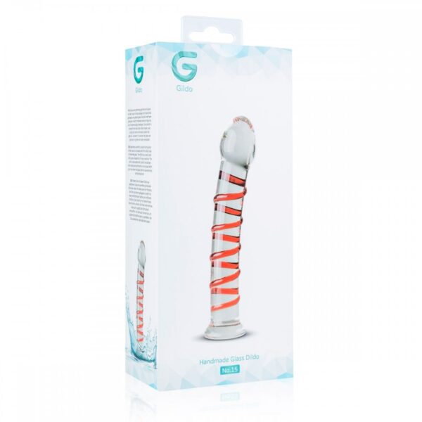 Фалоіммітатор скло gildo glass dildo no.15 - Зображення 6