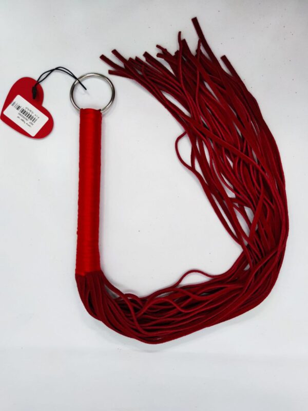 Флоггер ds fetish leather flogger red