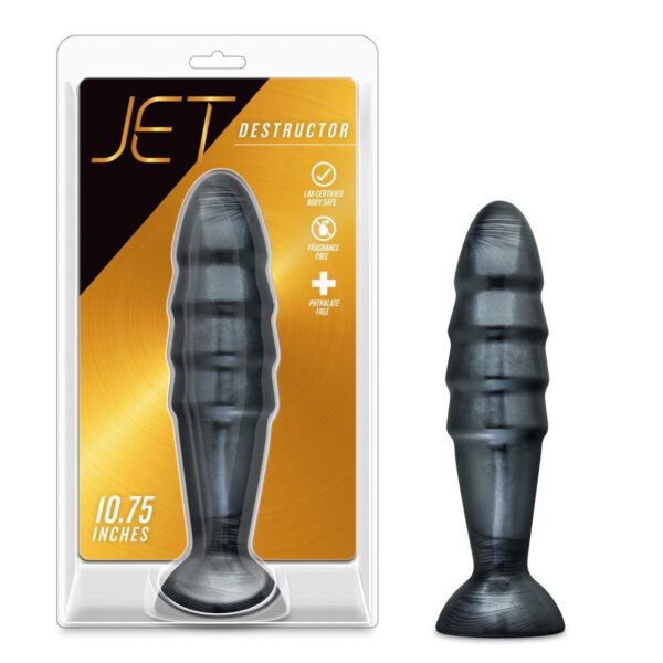 Jet destructor carbon metallic black