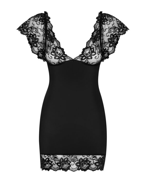 Пеньюар obsessive imperia та стрінги s/M - Зображення 6
