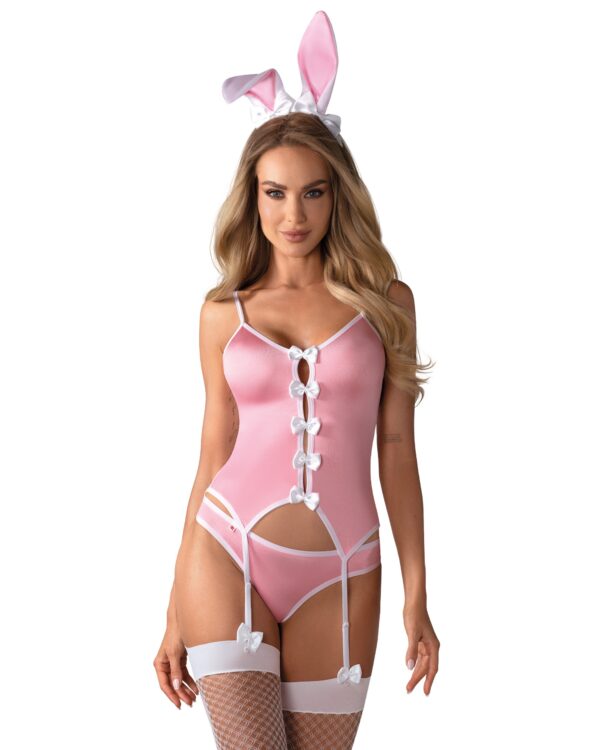 Костюм зайчика рожевий bunny suit l/Xl