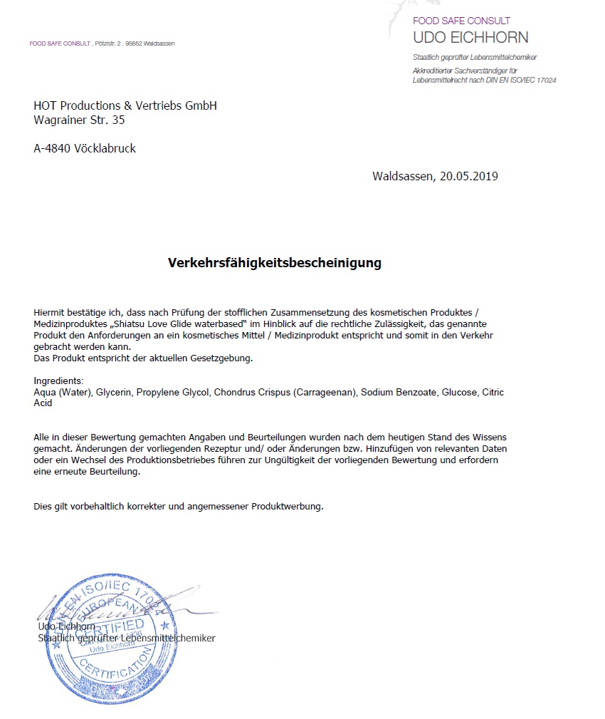 Лубрикант на водній основі shiatsu love glide, 50 мл - Зображення 3