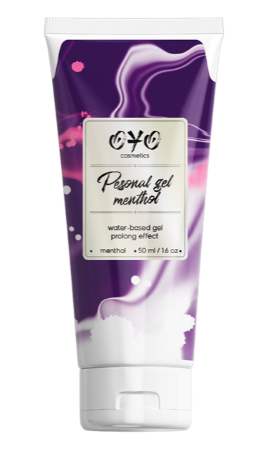 Лубрикантна водній основі з пролонгуючим ефектом oyo personal gel menthol, 50 мл