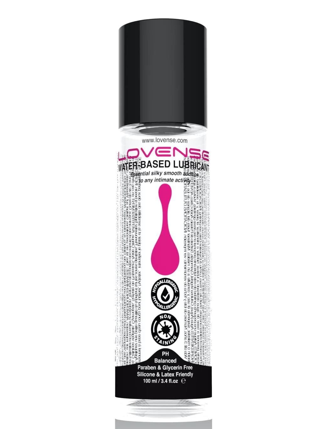 Лубрикант на водній основі без гліцерину lovense water-based lubricant 100ml - Зображення 2