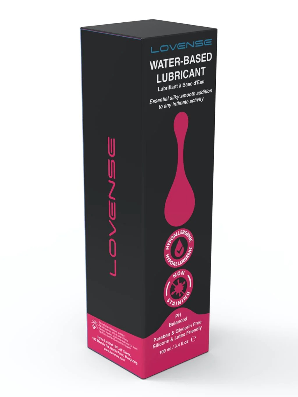Лубрикант на водній основі без гліцерину lovense water-based lubricant 100ml - Зображення 3