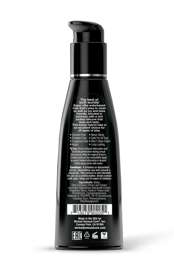 Лубрикант на водній/силіконовій основі WICKED HYBRID 120ML - Зображення 3