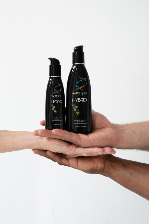 Лубрикант на водній/силіконовій основі WICKED HYBRID 120ML - Зображення 2