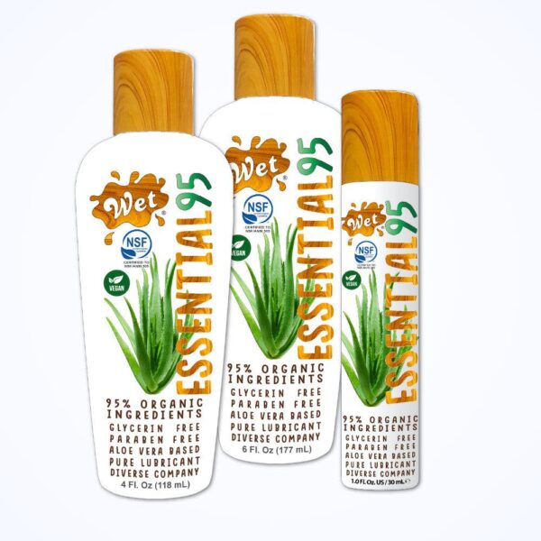 Лубрикант wet essential95 certified 95% organic aloe based 177 мл - Зображення 2