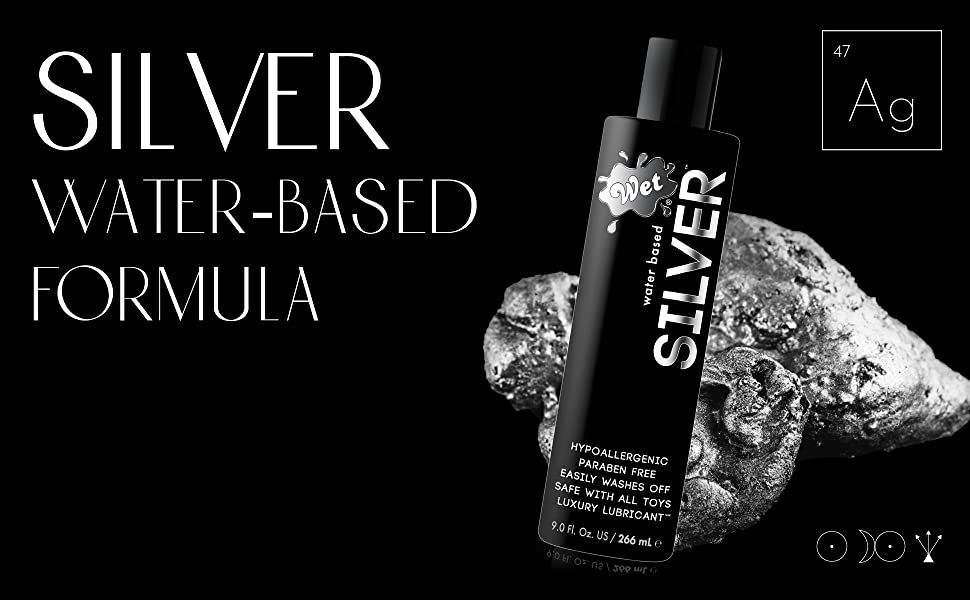 Лубрикант wet silver 178 мл, на водній основі, без парабенів - Зображення 3