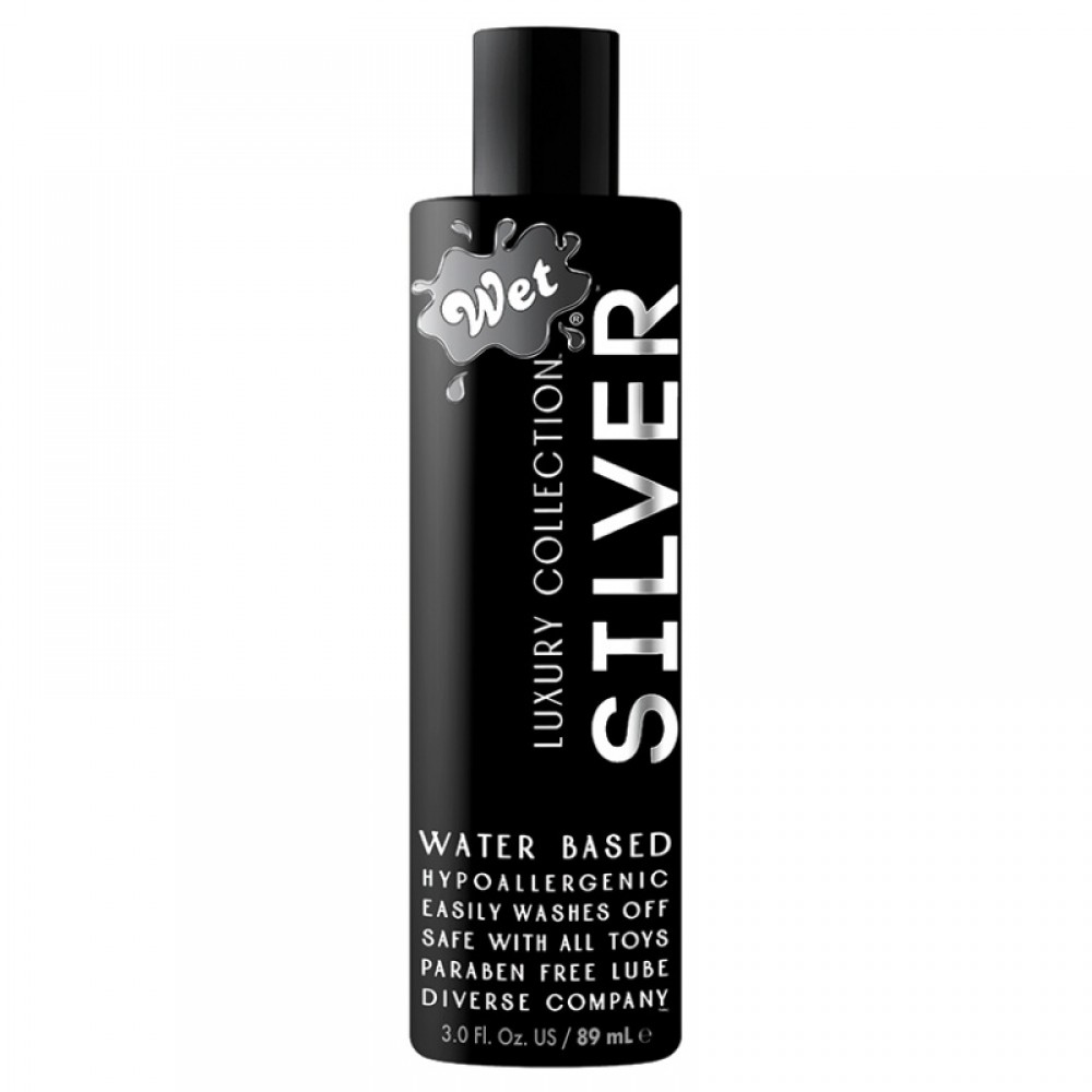 Лубрикант wet silver 89 мл, на водній основі, без парабенів